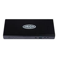 Origin Storage USB-C/A Triple 4K Docking Station - Docking - USB 3.2 Gen 1 (3.1 Gen 1) Type-A + Type-C - 96 W - Black - Any brand - CE - FCC