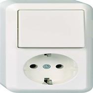 Interrupteur combiné marche/arrêt apparent Schneider 388600