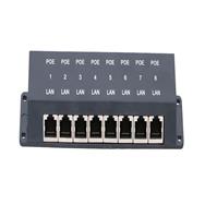 Injecteur PoE 8 ports 100 Mbit/s 24 V Extralink