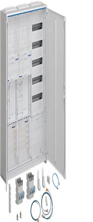 Hager armoire complète univers Z entraxe 2 mètres BKE-I APZ H 1100 mm