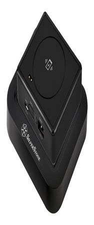 Chargeur Qi SilverStone SST-QIB052-D avec station d'accueil Noir