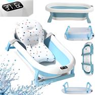 Extralink, baignoire bleue pour enfants avec thermomètre LED
