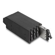Rack de rangement mobile Delock - noir