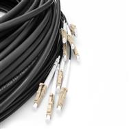 DIGITUS Pre-assembled Fiberglass Universal Breakout Cable, Multi Mode OM4, 12 Fibers, LC/UPC - LC/UPC