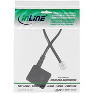 Câble adaptateur TAE InLine RJ11 6P4C mâle vers TAE-N femelle