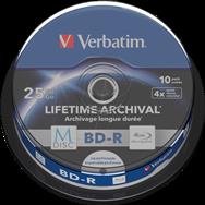Verbatim M-Disc - 10 x BD-R - 25 Go 4x