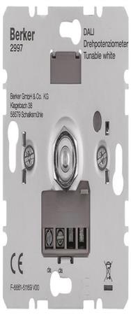 Berker 2997 Potentiomètre rotatif DALI Tunable blanc
