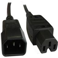 Origin Storage Power Cable - PDU to Switch IEC C14 M -IEC C15 F - Cable - Current/Power Supply