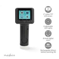 Nedis Microscope Camera| Maximum battery play time| Built-in microphone| 1080P| - Digital Camera - 5.1 cm