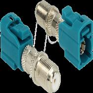 Adaptateur Delock prise F > prise FAKRA Z