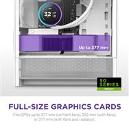 NZXT H3 Flow weiÃƒÅ¸ matt Tempered Glass - Mini tower - Tower