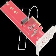 Carte PCI Express 5.0 x4 Delock pour 1 x NVMe M.2 Key M interne - Profil bas