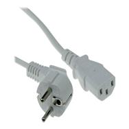 Câble d'alimentation ACT - alimentation IEC 60320 C13 droit vers alimentation CEE 7/7 (M) coudé