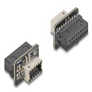 Adaptateur Delock USB 5 Gbit/s, connecteur femelle vers prise femelle interne Type-E Key A 67238 - Adaptateur