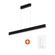 Philips White & Color Ambiance Ensis schwarz inkl. Dimmschalter
