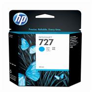 HP 727 Cyan Ink Cartridge: 40ml Original