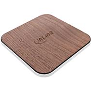 Chargeur rapide sans fil InLine Qi Woodcharge - 5/7,5/10 W/15 W - USB-C