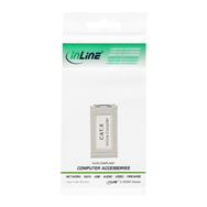Adaptateur InLine Cat.6 - entièrement blindé - métal - 2x RJ45 F/F - 1:1