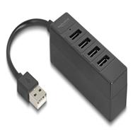 Hub USB 2.0 Delock avec 4 prises Type-A noir