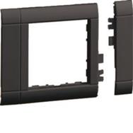Hager GR0800A9011 Cache-cadre noir graphite