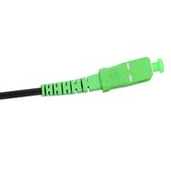 Cordon de raccordement monomode SC/APC-SC/APC plat Extralink de 15 m
