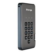 iStorage diskAshur PRO2 256 bits 3 To USB 3.2 certifié FIPS niveau 3 - Disque dur chiffré sécurisé IS-DAP2-256-3000-C-X - 3 To - 3.2 Gen 1 (3.1 Gen 1) - Noir