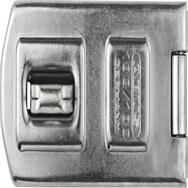 ABUS Security-Center ABUS 100/100 SB - Silver - Steel - 10 cm - 1 pc(s) - 100 mm - 34.9 mm