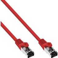 Câble de raccordement en ligne S/FTP Cat.8.1 rouge 0,3 m
