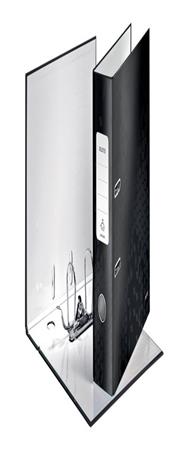 Esselte Leitz 180 Wow Lever Arch File A4 80mm Black Pack 10 - A4