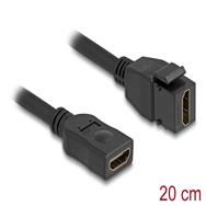 Module Keystone Delock HDMI femelle vers noir - Câble - Numérique/Affichage/Vidéo