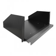 Plaque de rack Delock - noire - 3U