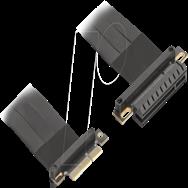 Carte Riser Delock PCI Express 3.0 x4 St> x8 Slot avec câble - Câble - 0,3 m