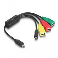 Hub Delock - 4 x USB 2.0 - bureau