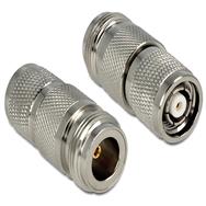 Adaptateur RF Delock - connecteur RP-TNC femelle vers connecteur N femelle