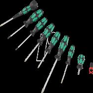 Wera 05134029001 - Jeu de tournevis Kraftform Ball-Grip Set 2, 9 pièces