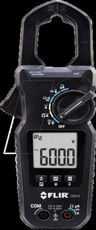 Pince ampèremétrique numérique Flir CM44, CAT IV 300 V, III 600 V, Affichage (points) :
