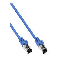 Câble de raccordement en ligne S/FTP Cat.8.1 bleu 0,3 m