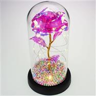 Extralink HOME W-861 Rose éternelle rose en verre avec LED