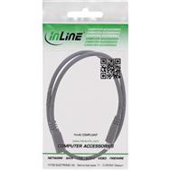 Rallonge CC InLine - CC mâle/femelle 5,5 x 2,5 mm - AWG 18 - noir 1 m
