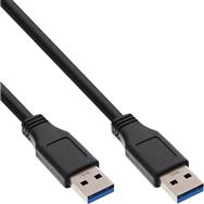 Câble USB 3.2 Gen.1 InLine Type A mâle / A mâle - noir - 5 m