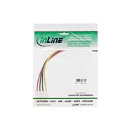 Câble adaptateur d'alimentation SATA en ligne 1x femelle 4 broches / SATA 15 broches coudé vers le haut