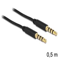 Câble de casque Delock - mini-jack mâle 4 pôles vers mini-jack mâle 4 pôles