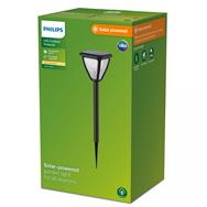 Philips Vapora Pedestal/Pathway Light 1.5W - Outdoor pedestal/post lighting - Black - Plastic - IP44 - Facade - Garden - Patio - III