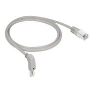 Câble patch Delock - RJ-45 (M) coudé vers le bas vers RJ-45 (M) droit