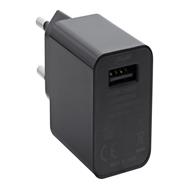 Adaptateur secteur USB InLine simple - 100-240 V vers 5 V/2,5 A - noir