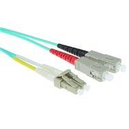 Câble de raccordement ACT LC/UPC multimode vers SC/UPC multimode