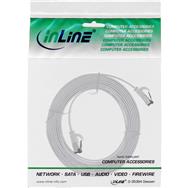 Câble patch plat InLine - U/FTP - Cat.8.1 - TPE sans halogène - blanc - 3 m