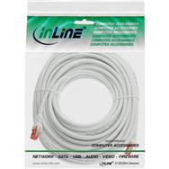 Câble de raccordement en ligne Cat.6 S/FTP sans halogène, blanc, 15 m