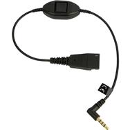 Câble pour casque Jabra - Connecteur rapide mâle vers mini-jack stéréo 3,5 mm mâle