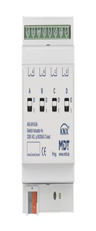 MDT AKI-0416.04 Interrupteur 4 voies 4TE REG 16/20A 230VAC